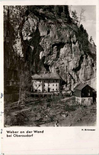 Oberaudorf am Inn, Weber an der Wand
