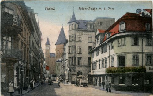 Mainz, Fichtor-Strasse m.d. Dom
