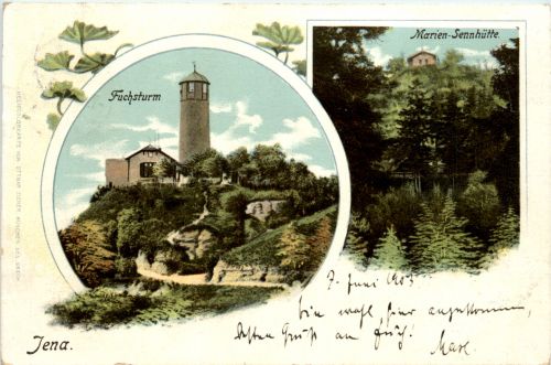Jena, Fuchsturm, Marien-Sennhütte