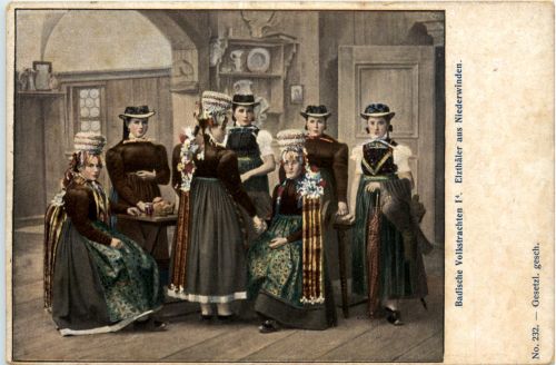 Badische Volkstrachten, Elzthäler aus niederwinden