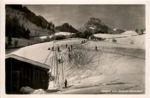 Oberaudorf am Inn, Abfahrt vom hocheck