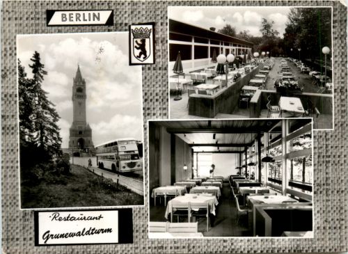 Berlin, Restaurant Grunewaldturm, div.Bilder