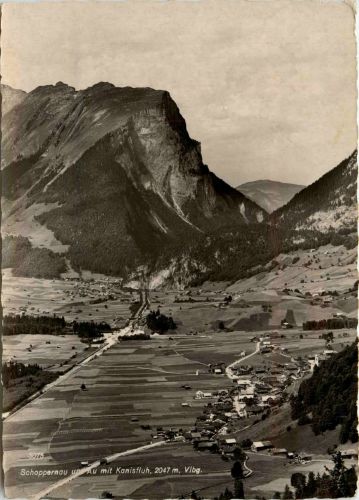 Schopernau und Au mit Kanisfluh