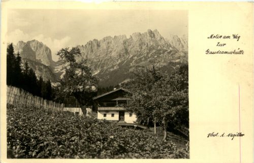 Gandeamushütte im wilden Kaiser