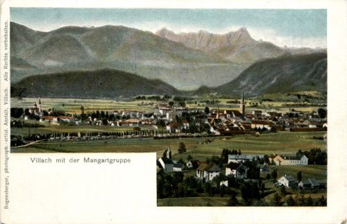 Villach, mit der Mangartgruppe