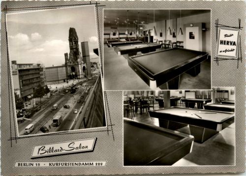 Berlin, -Kurfürstendamm, Billard-salon