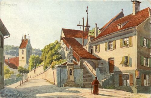 Bregenz, Aufgang zum Kapuziner-Kloster