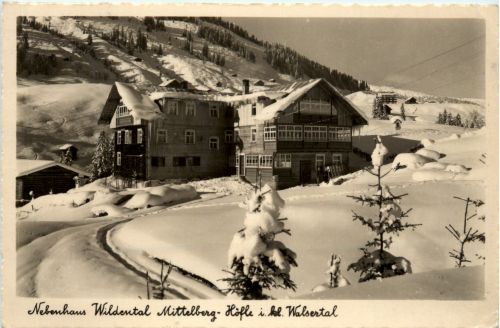 Nebenhaus Wildental, Mittelberg - Höfle i. kl. Walsertal