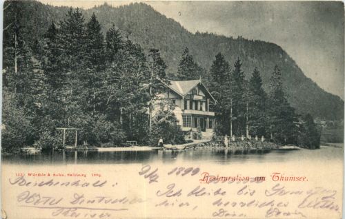 Restauration am Thumsee