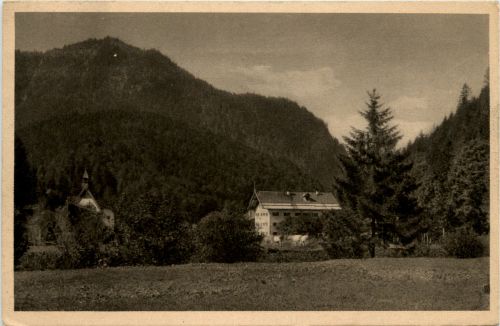 Achensee, Achenwald mit Gasthaus z. Hagn