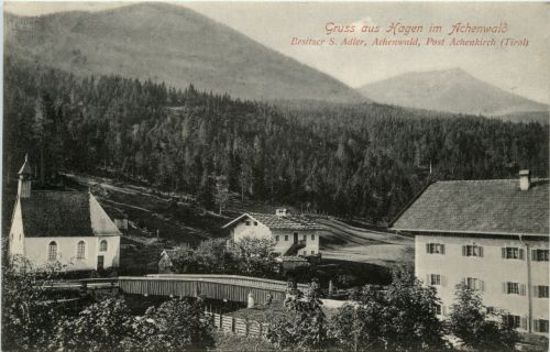 Achensee, Gruss aus Hagen im Achenwald