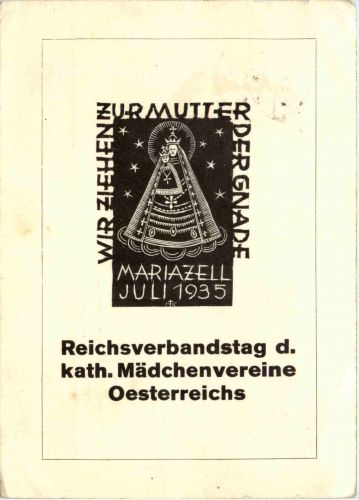 Mariazell, Reichsverbandstag d. kath. Mädchenvereine österreichs
