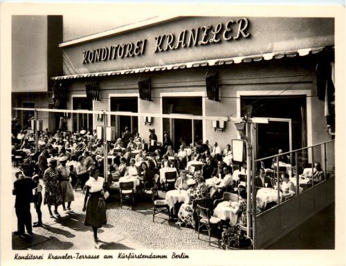 Berlin, Konditorei Kranzler-Terrasse