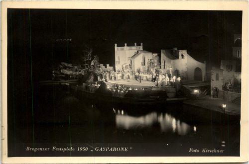 Bregenz, Festspiele - Gasparone 1950