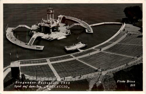 Bregenz, Festspiele -Spiel auf dem See, Boccaccio 1953