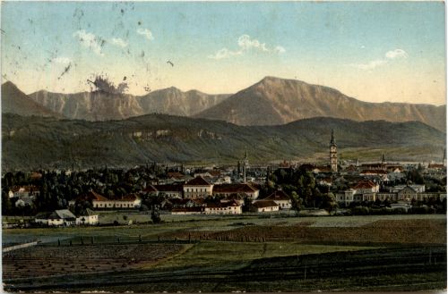 Klagenfurt, mit den Karawanken