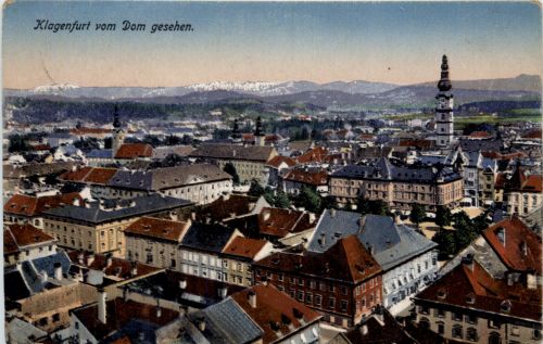 Klagenfurt, vom Dom gesehen
