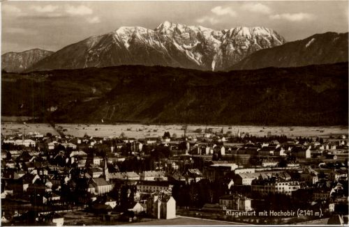 Klagenfurt, mit Hochobir