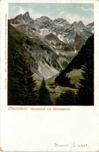 Oberstdorf, Einödsbach mit Mädelegabel