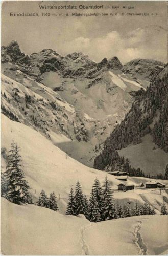 Oberstdorf, Einödsbach mit Mädelegabel