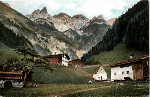 Oberstdorf, Einödsbach gegen Mädelegabel