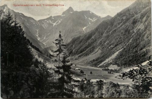 Oberstdorf, Spielmannsau , mit Trettachspitze