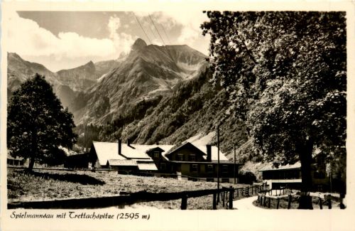 Oberstdorf, Spielmannsau mit Trettachspitze