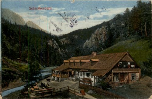 Grüsse vom Schwabenbartl am Fusse des Hochschwab