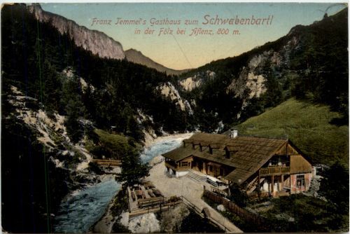 Franz Jemmels Gasthaus zum Schwabenbartl in der Fölz