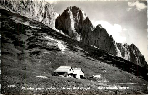 Flzalm gegen gr. und kl. Winkelkogel, Hochschwab