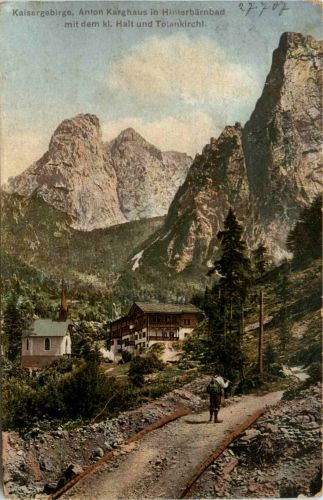 Hinterbärenbad, mit Totenkirchl und d.kl.Halt, Anton Karghaus