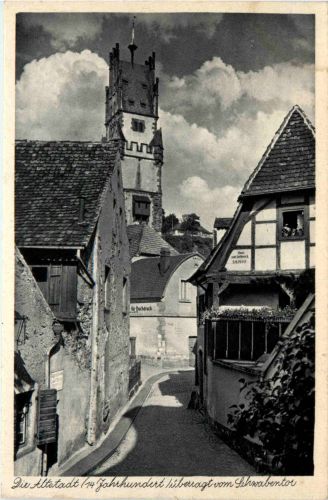 Freiburg i.Br., Die Altstadt vom Schwabentore