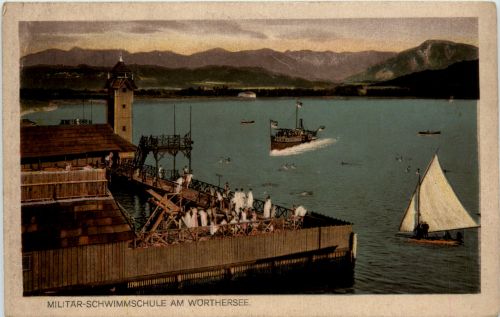 Klagenfurt, Militärschwimmschule am Wörthersee