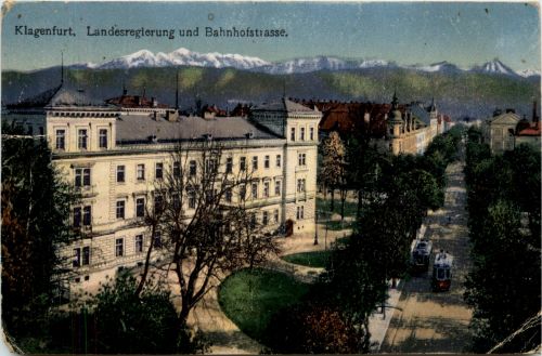 Klagenfurt, Landesregierung und Bahnhofstrasse
