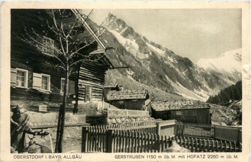 Oberstdorf, Gerstruben mit Hofatz