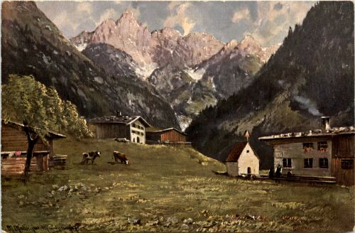 Oberstdorf, Einödsbach mit Mädelegabel