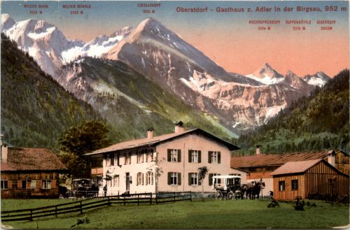 Oberstdorf, Birgsau, Gasthaus z. Adler