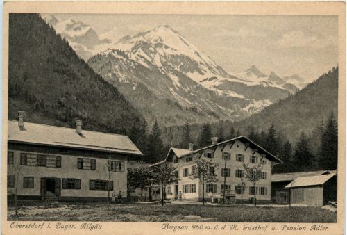 Oberstdorf, Birgsau, Gasthaus z. Adler