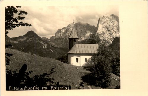 Antoniuskapelle im kaisertal