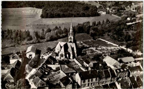Sissonne - vue Aerienne