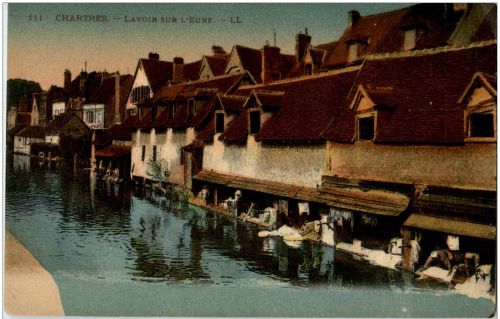 Chartres - Lavoir sur l Eure