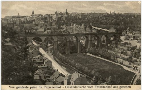 Luxemburg vom Fetschenhof aus gesehen
