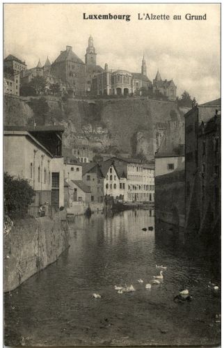 Luxembourg - L Alzette au Grund