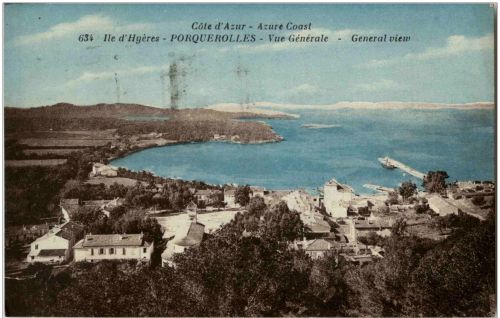 Porquerolles - vue generale