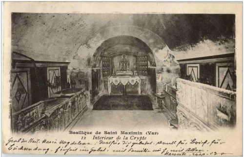 Saint Maximin - Interieur de la Crypte