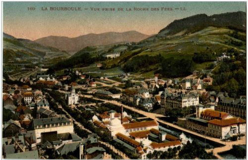 La Bourboule - Vue prise de la Roche des Fees