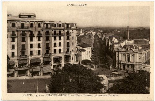 Chatelguyon - Place Brosson et avenue Baraduc