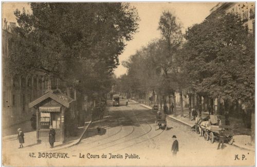 Bordeaux - Le Cours du Jardin Public