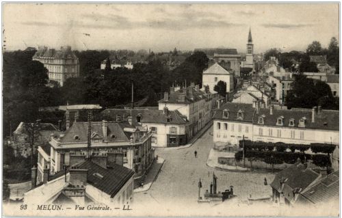 Melun - vue generale