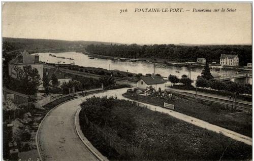 Fontaine le Port - Panorama sur la Seine